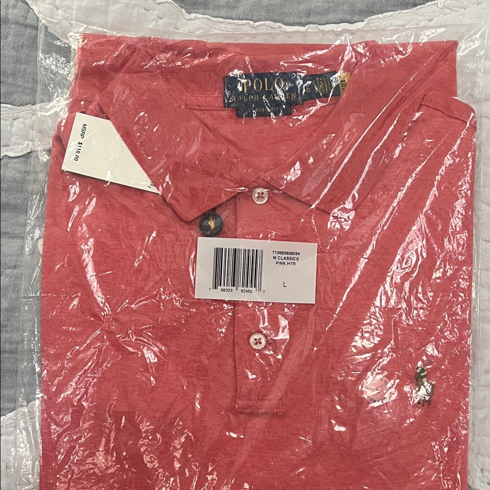 Polo by Ralph Lauren Men's Classic Red Polo Shirt